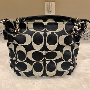 Coach Black Monogram Bag